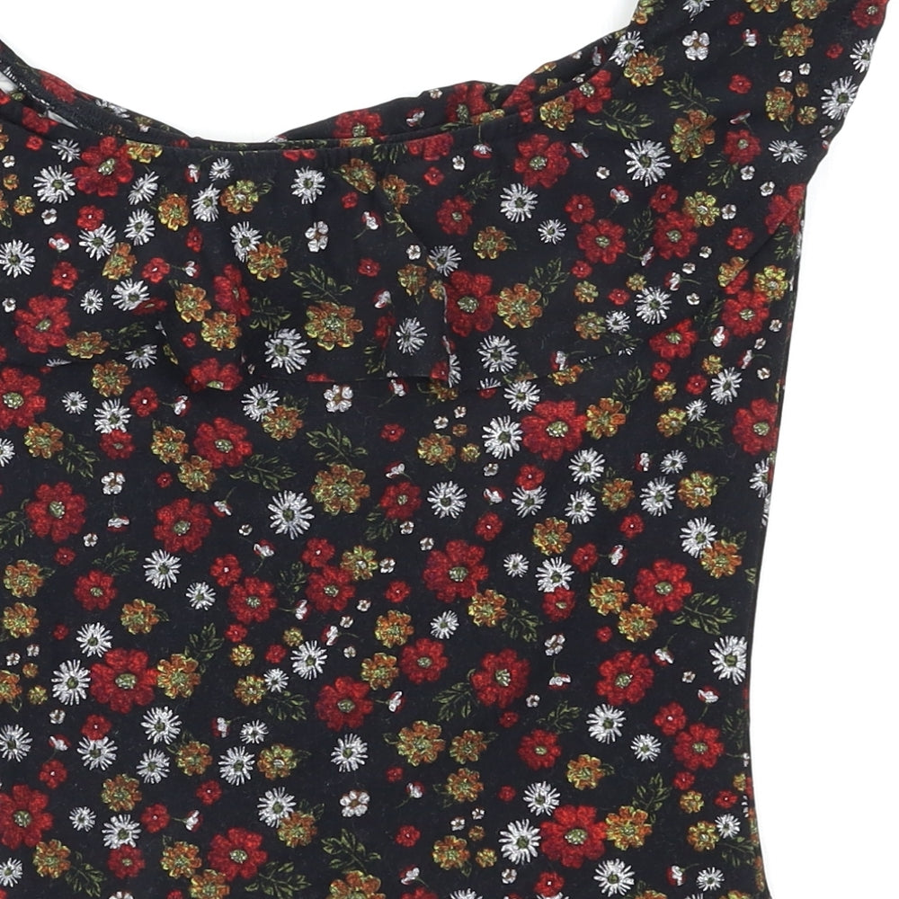 mrp Womens Multicoloured Floral Basic Blouse Size 6
