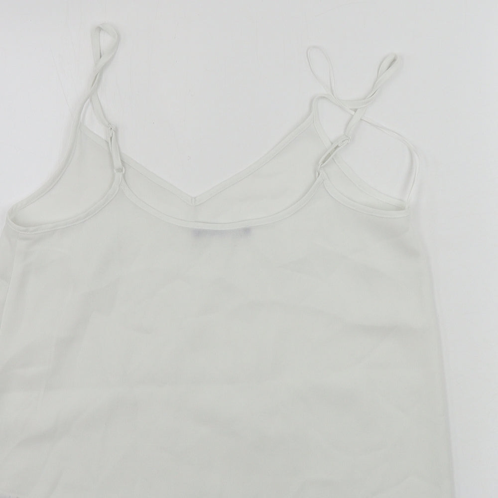 Marks & Spencer Womens White Basic Blouse Size 12