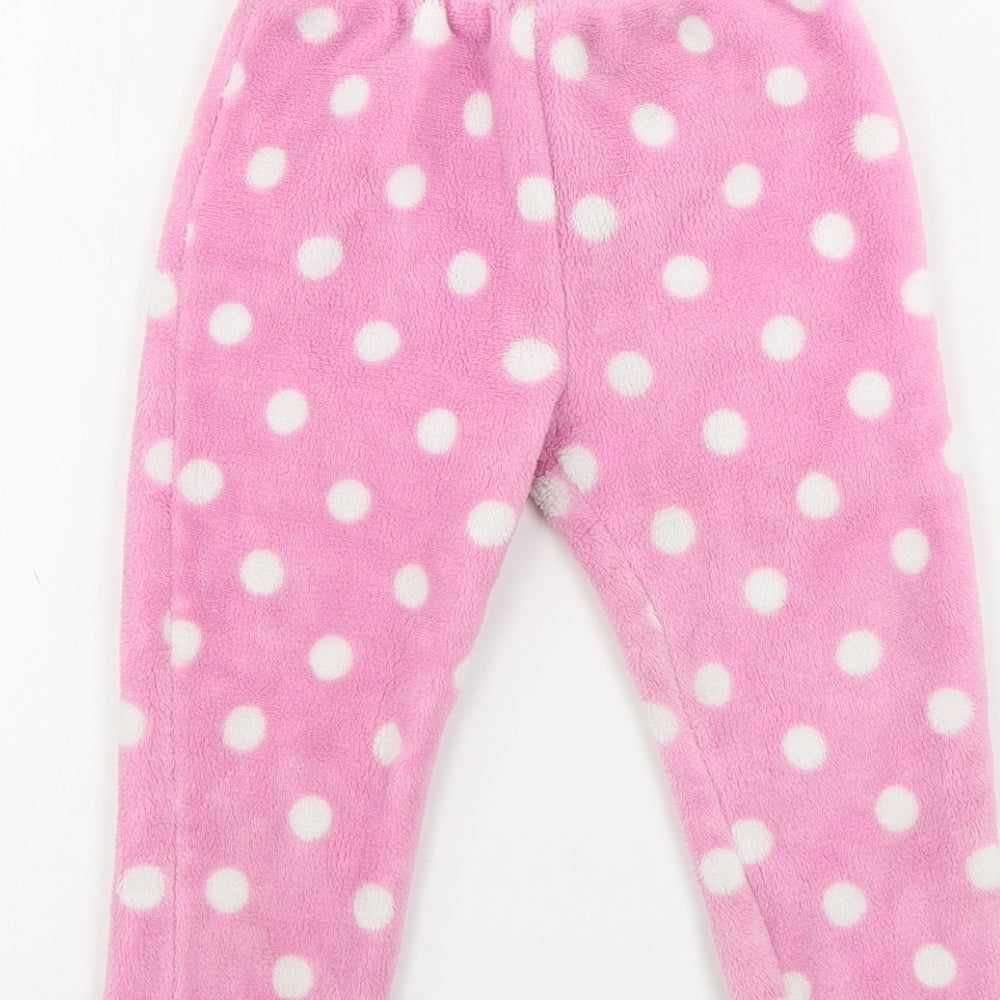 PJ Collections Girls Pink Sweatpants Trousers Size 3-4 Years