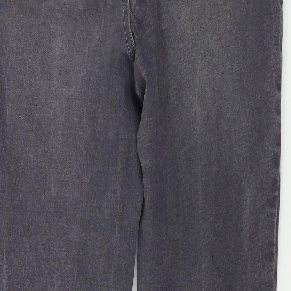 Preworn Womens Grey Skinny Jeans Size 28 in L25 in