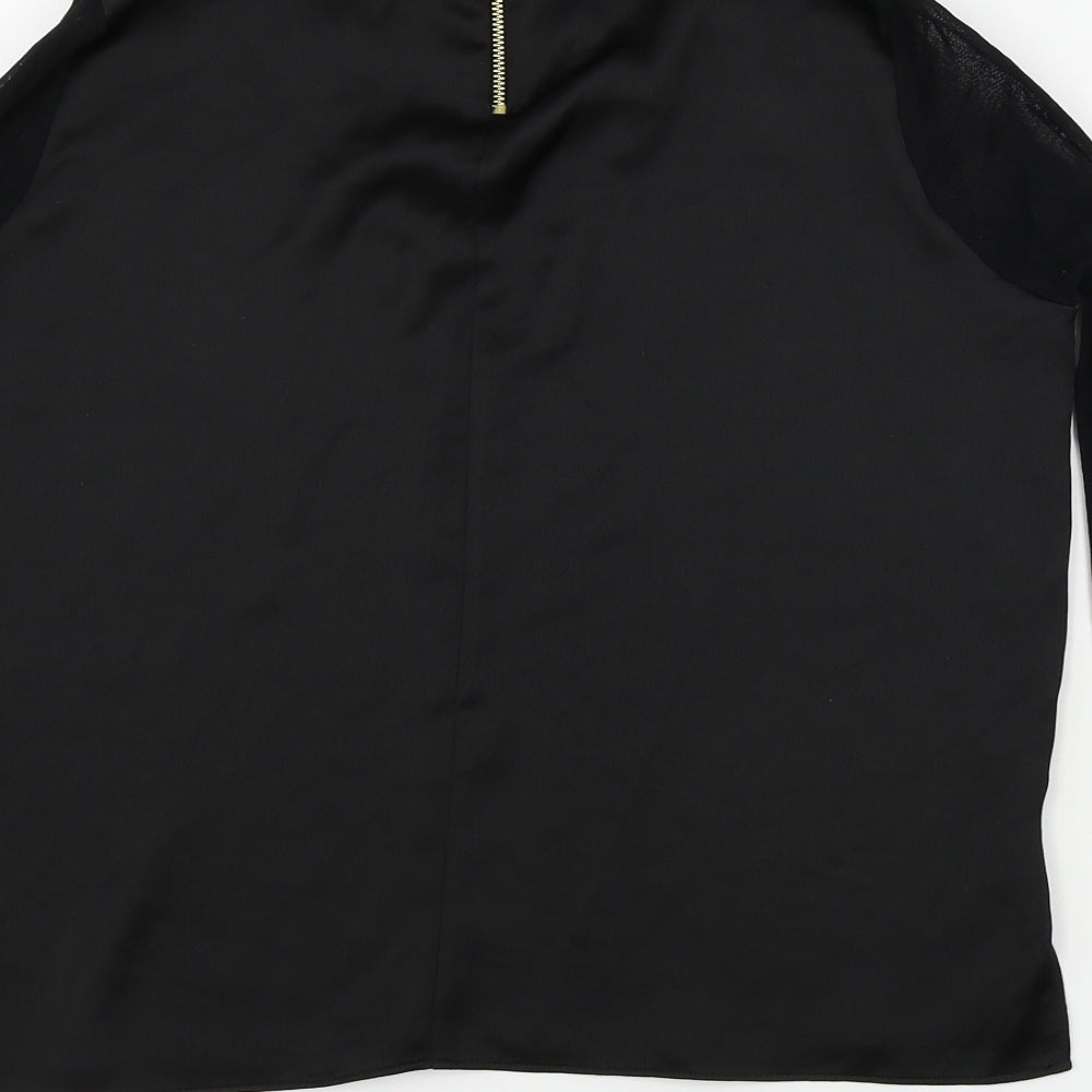 River Island Womens Black Pullover Jumper Size 10