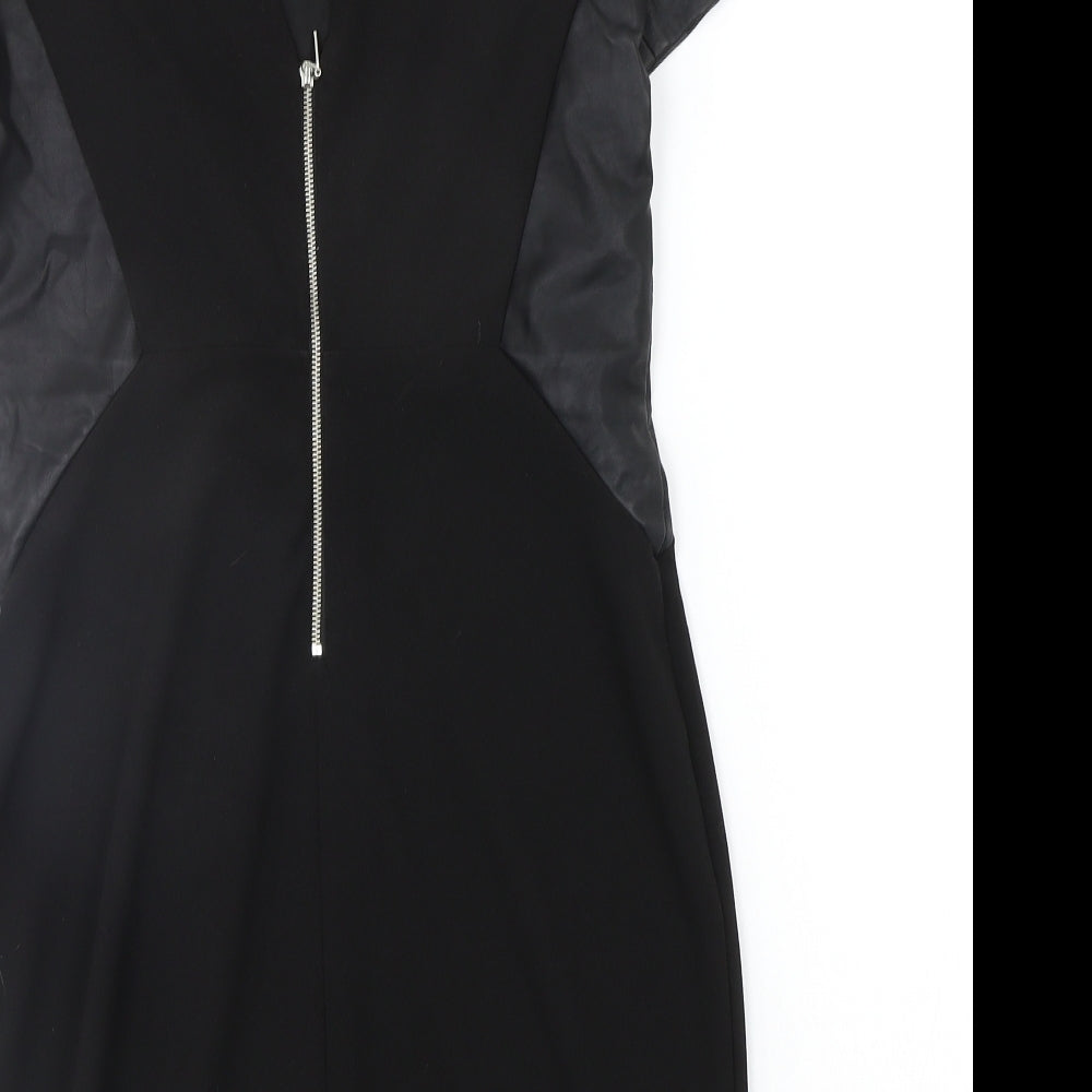Zara Womens Black A-Line Size M