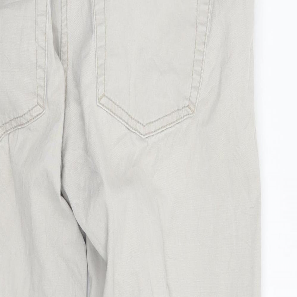 H&M Womens Grey Cropped Jeans Size 10 L24 in