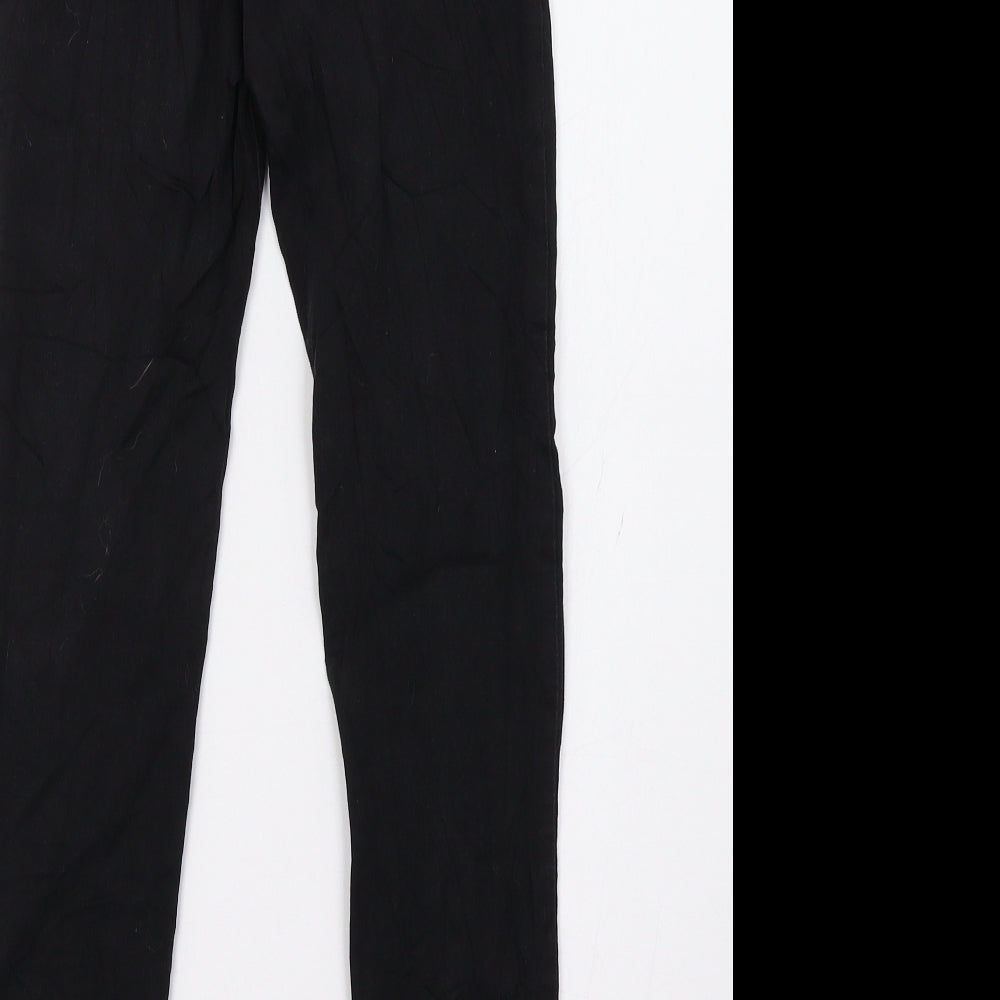 kiss pink Womens Black Skinny Jeans Size 6 L30 in