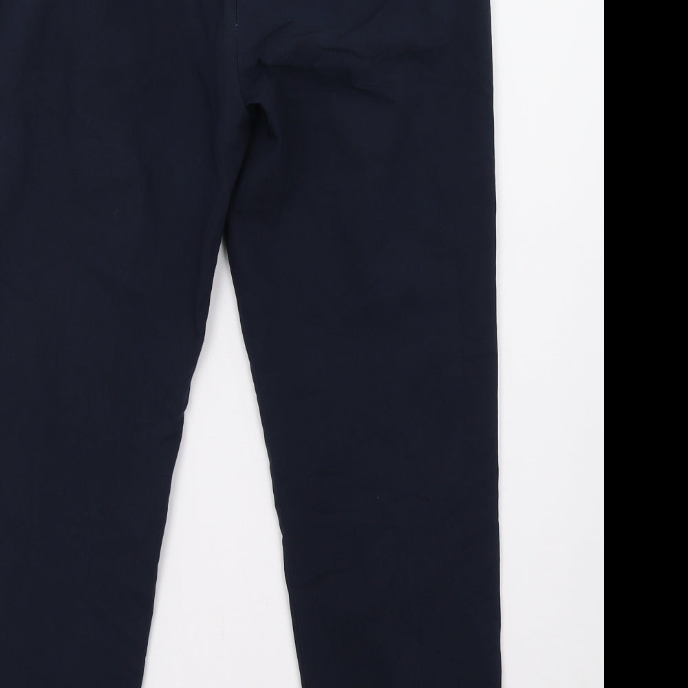 H&M Womens Blue Trousers Size 10 L27 in