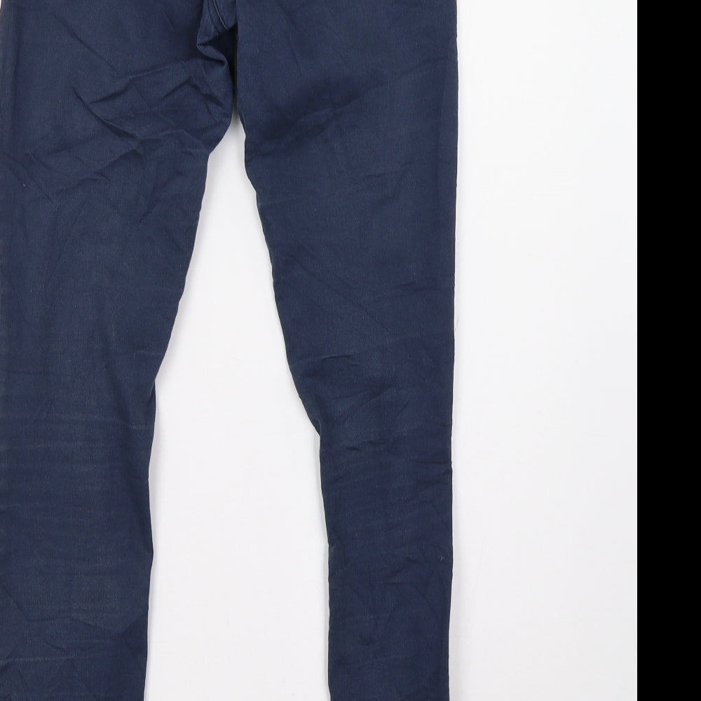 bikbok Womens Blue Skinny Jeans Size 10 L30 in