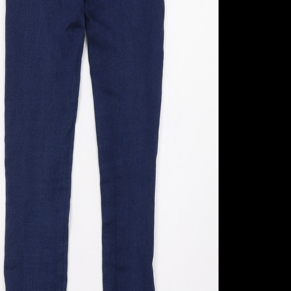 Primark Womens Blue Skinny Jeans Size 6 L32 in