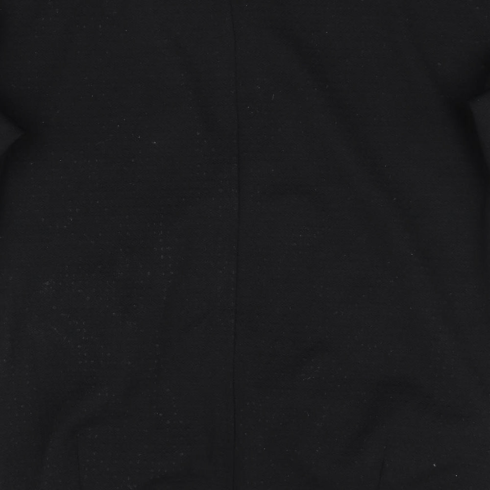 Marks & Spencer Womens Blue Geometric Parka Coat Size 10