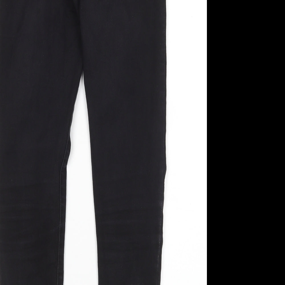 Denim Co Womens Black Skinny Jeans Size 8 L28 in