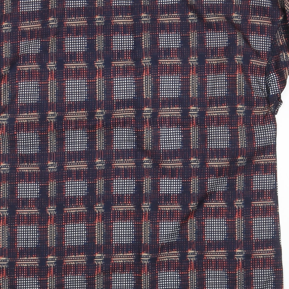 Atmosphere Womens Multicoloured Check Basic Blouse Size 8