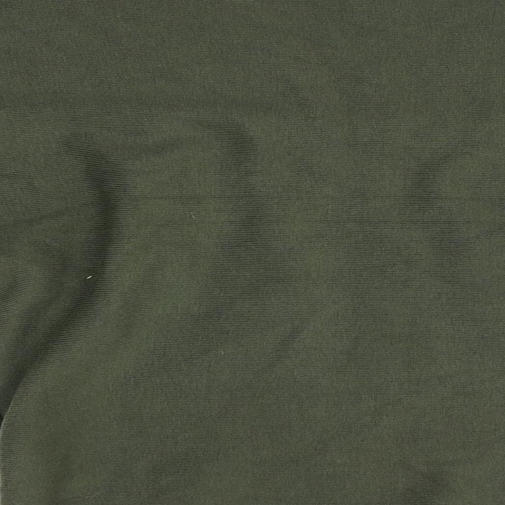 M&D fashion Womens Green Pullover Jumper One Size
