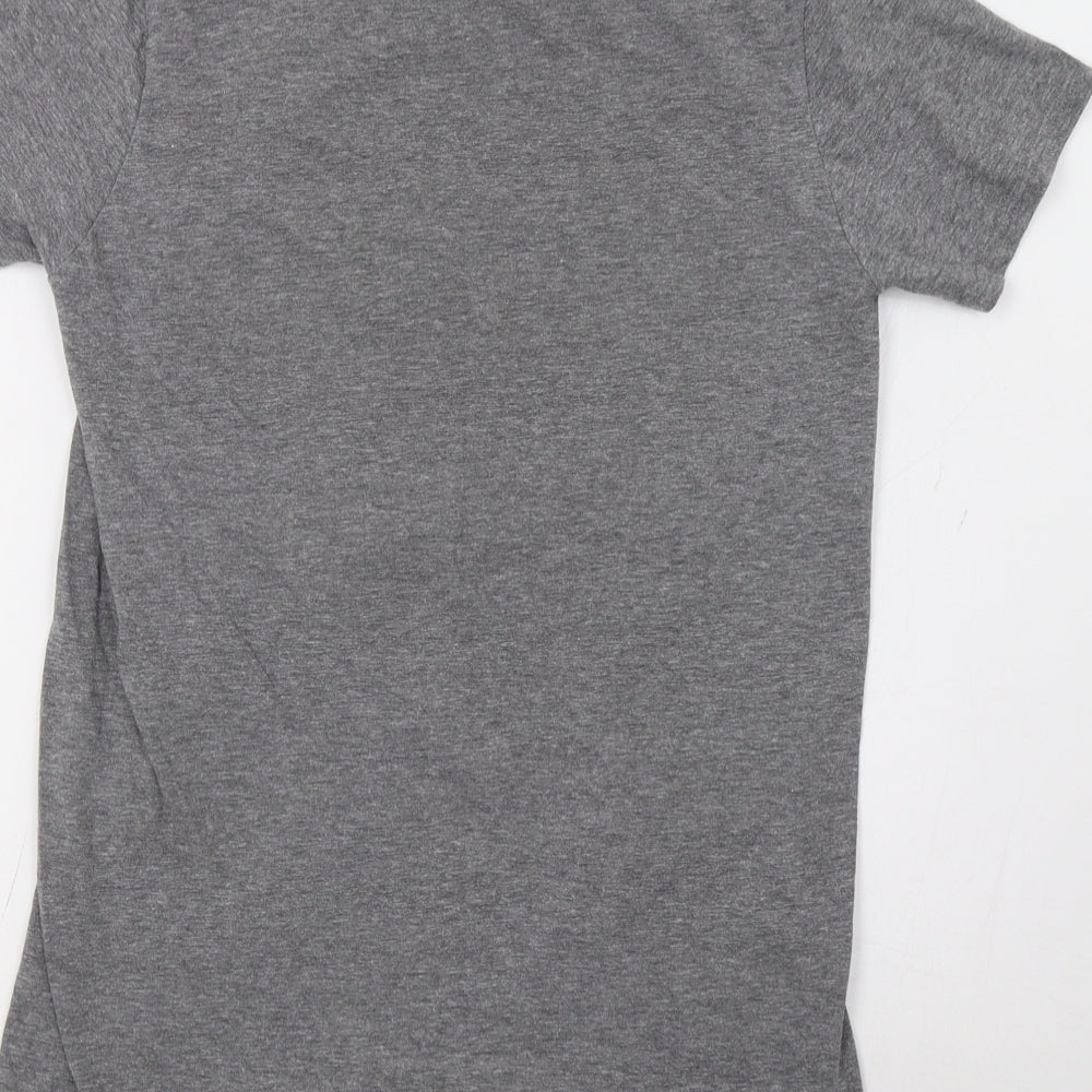 Gildan Womens Grey Basic T-Shirt Size S - Car