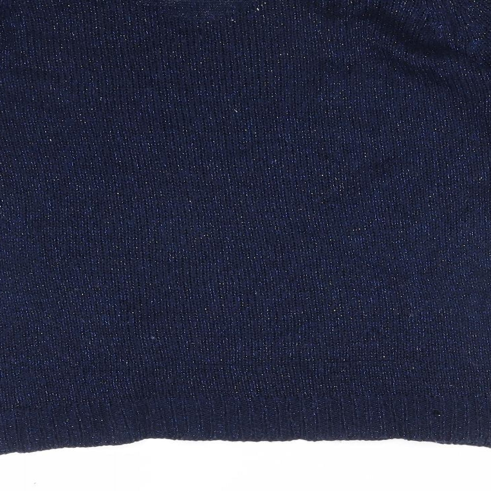 Papaya Womens Blue Pullover Jumper Size M