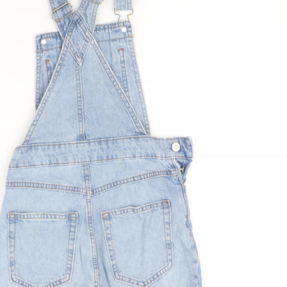 H&M Womens Blue Dungaree One-Piece Size 4