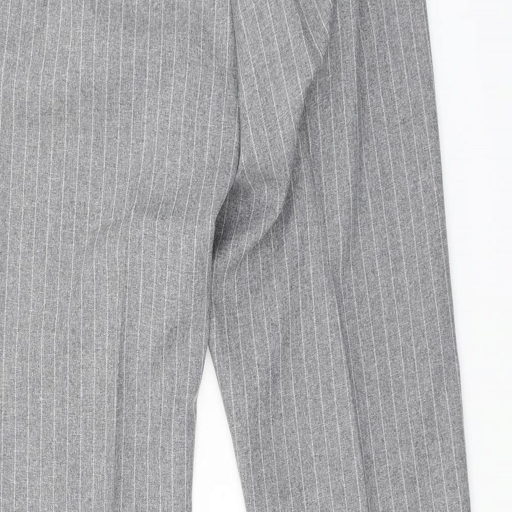 St Tropez Womens Grey Trousers Size L L30 in