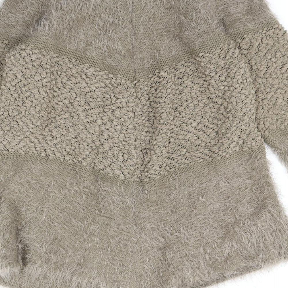 tenki Womens Brown Pullover Jumper Size M