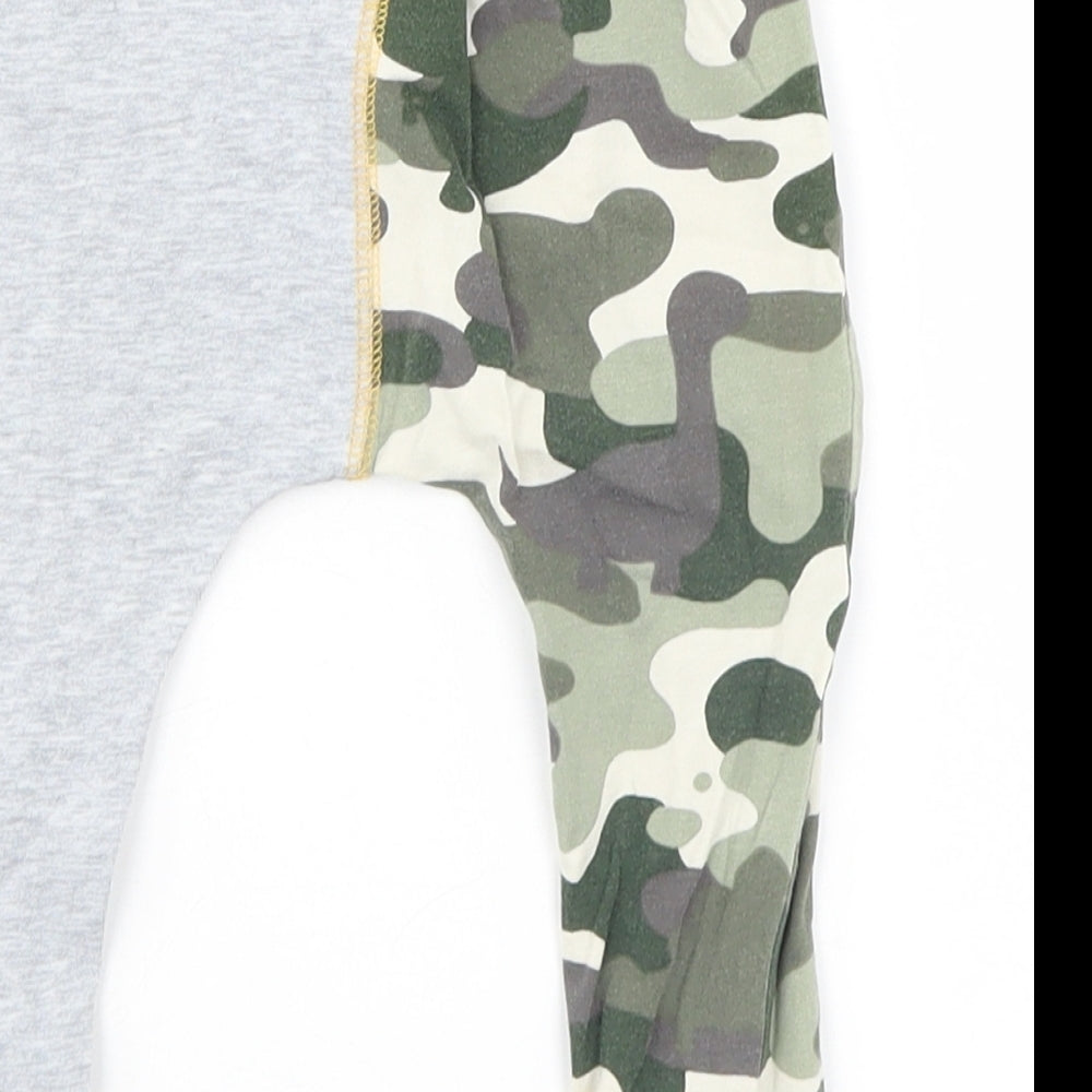 NEXT Baby Grey Camouflage Sweatpants Trousers Size 9-12 Months