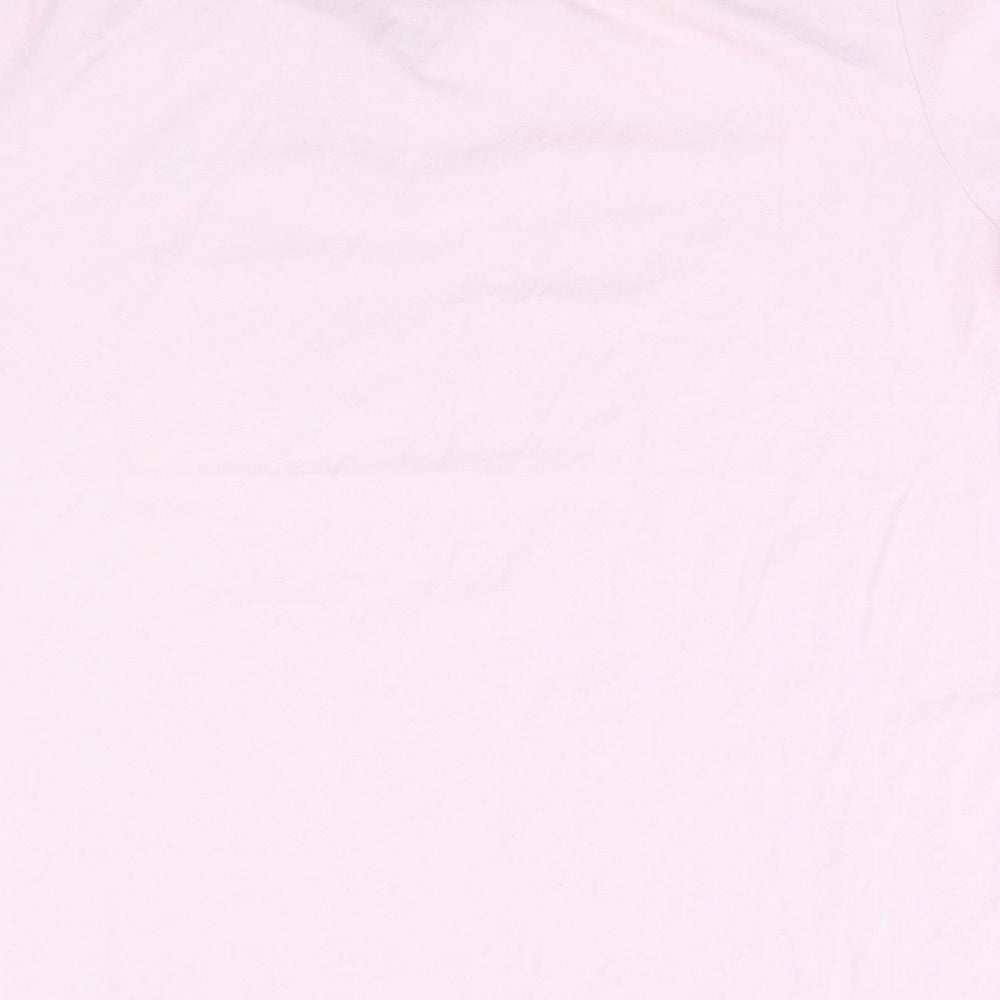 Easy Womens Pink Basic Polo Size XL
