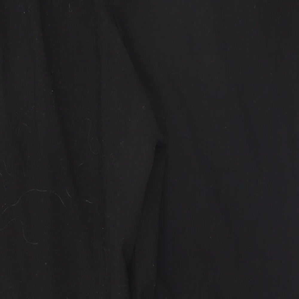 EWM Womens Black Trousers Size 14 L22 in