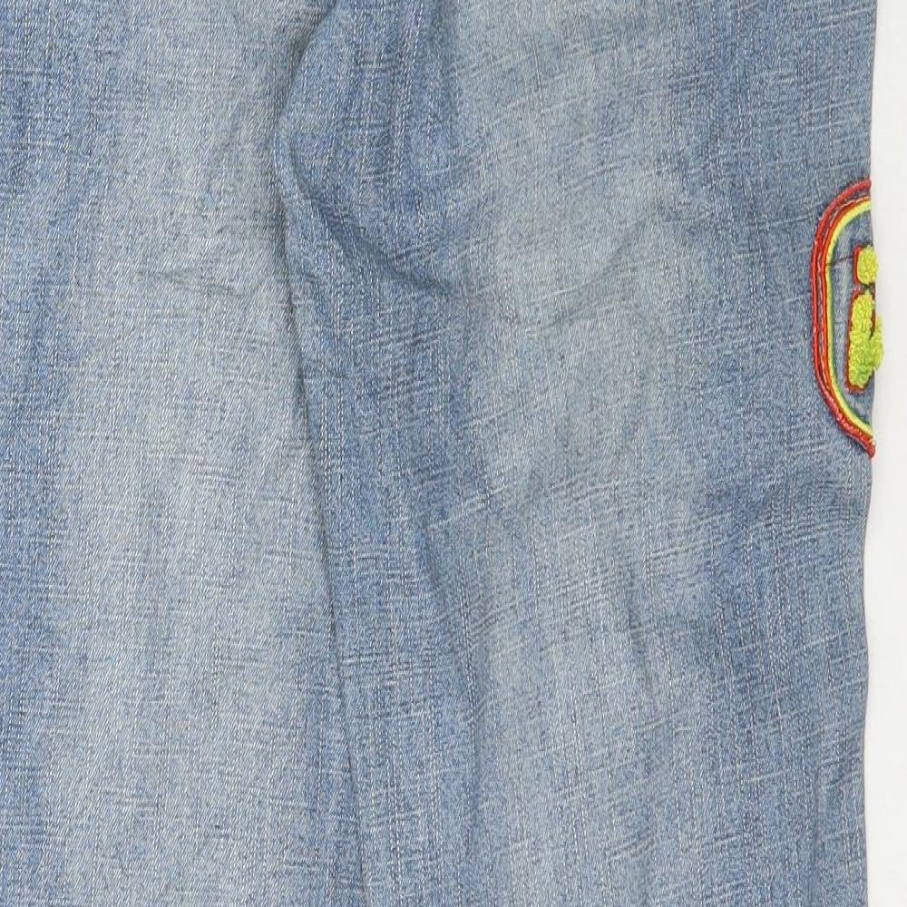 Prisca One Womens Blue Denim Straight Jeans Size 8 L26 in