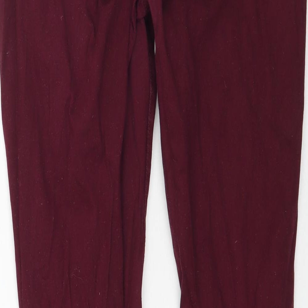 Denim Co. Womens Purple Denim Skinny Jeans Size 10 L29 in