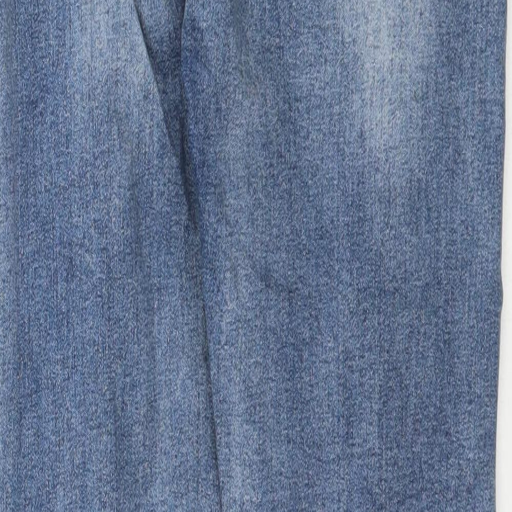 Denim Wise Womens Blue Denim Skinny Jeans Size 12 L28 in