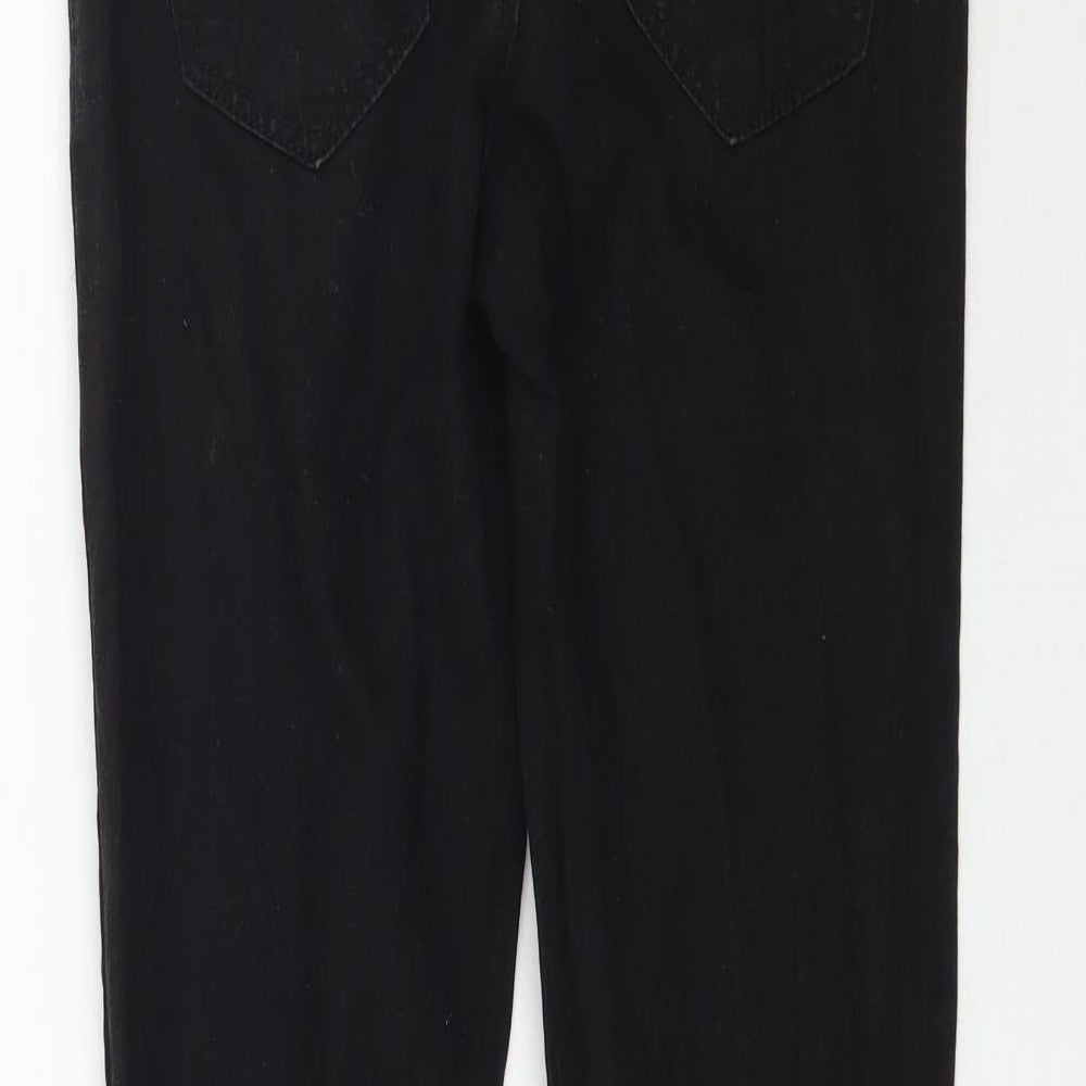 Denim & Co. Womens Black Denim Skinny Jeans Size 8 L27 in