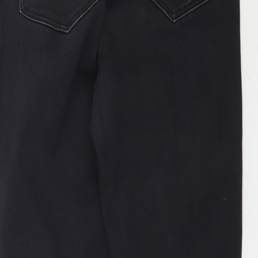 Matalan Womens Black Denim Skinny Jeans Size 8 L25 in