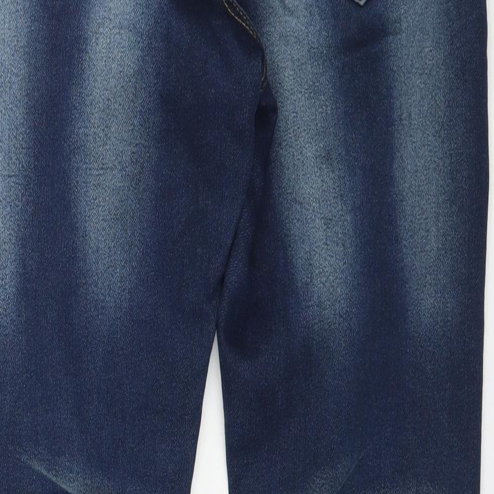 Preworn Womens Blue Denim Skinny Jeans Size 32 in L28 in