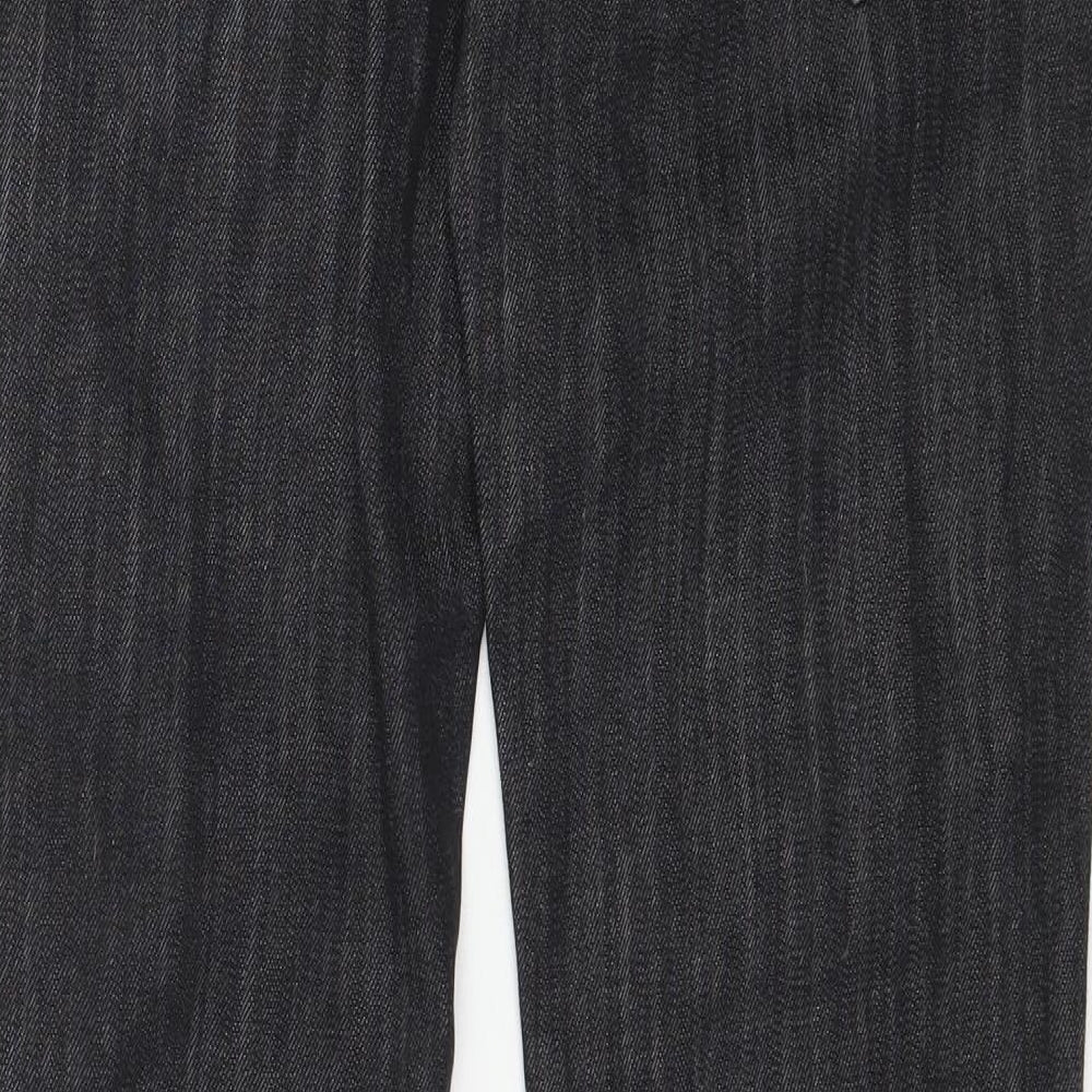 House Jeans Womens Black Denim Straight Jeans Size 27 in L33 in