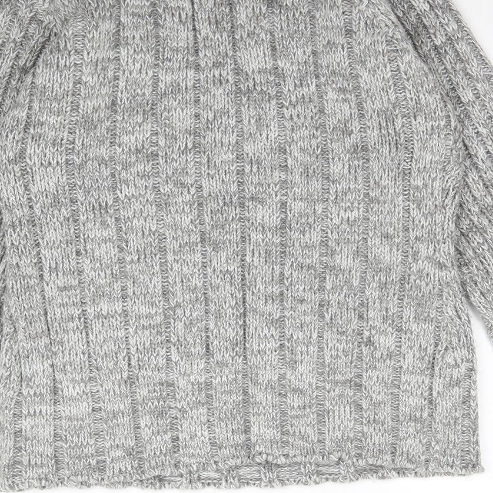 Ellie Louise Womens Grey Knit Pullover Jumper Size M