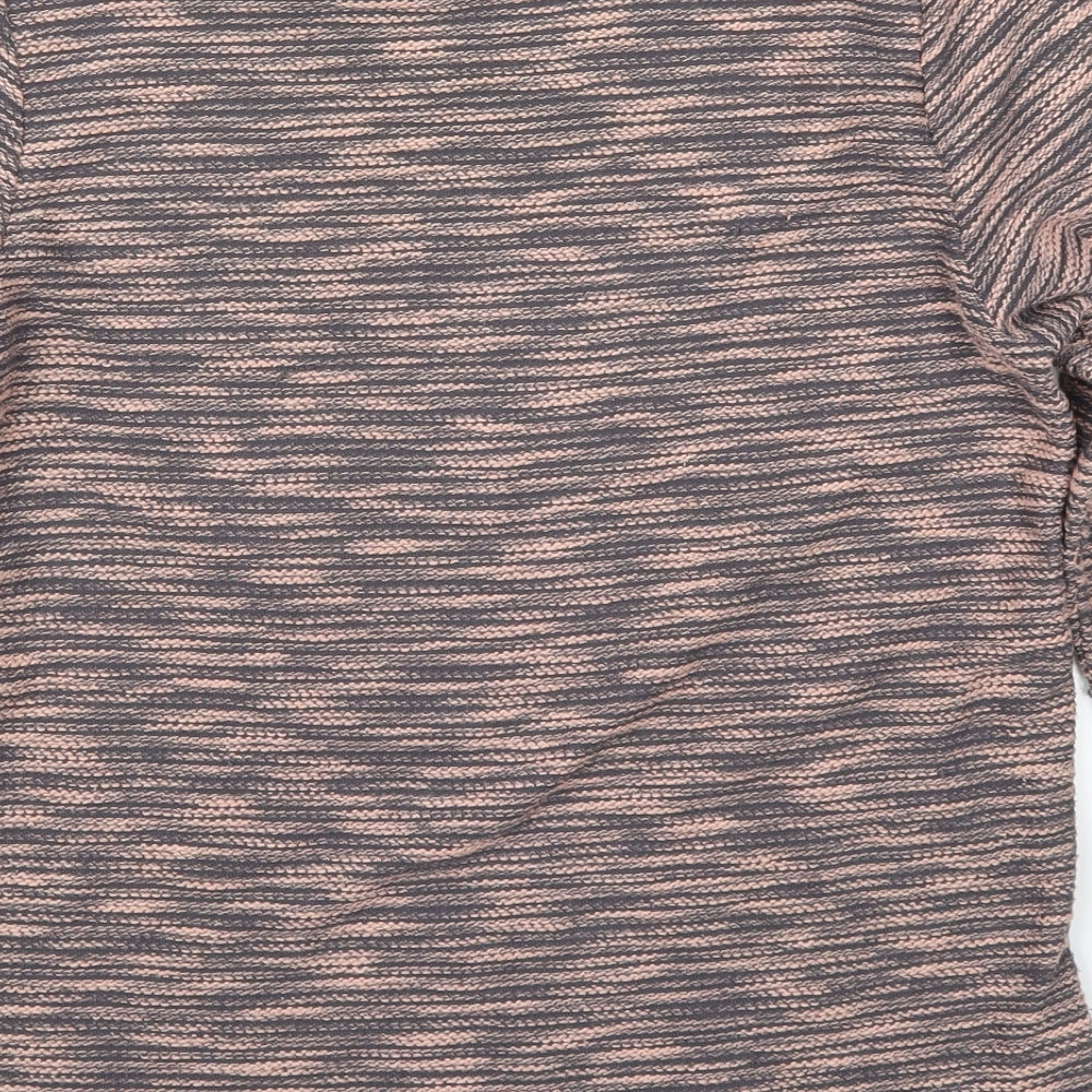 H&M Womens Pink Knit Pullover Jumper Size XS