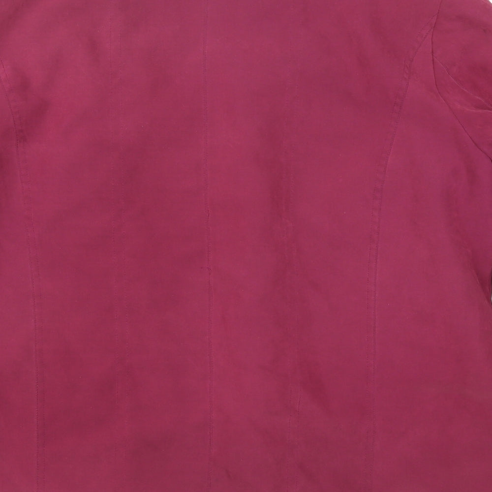 Isle Womens Pink Overcoat Coat Size 18