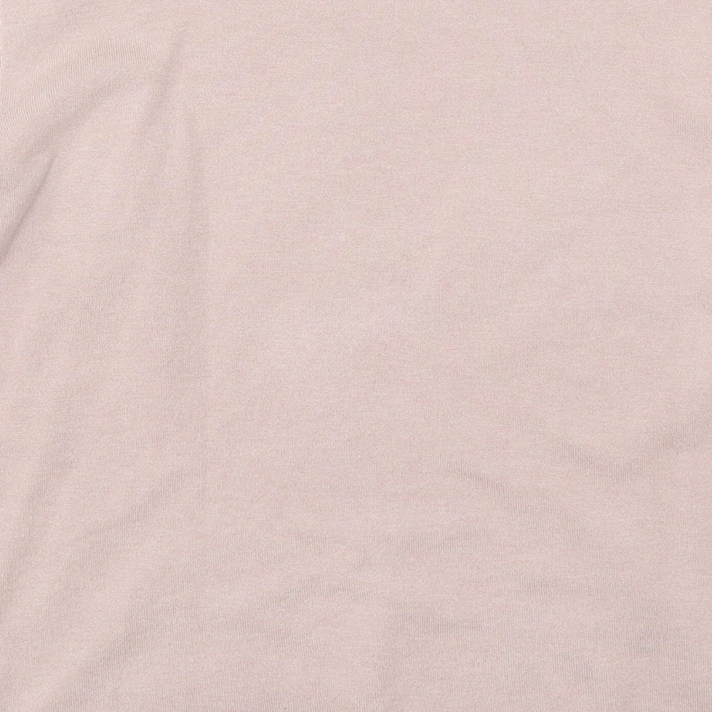 Marks & Spencer Womens Pink Knit Pullover Jumper Size 14 - Birds