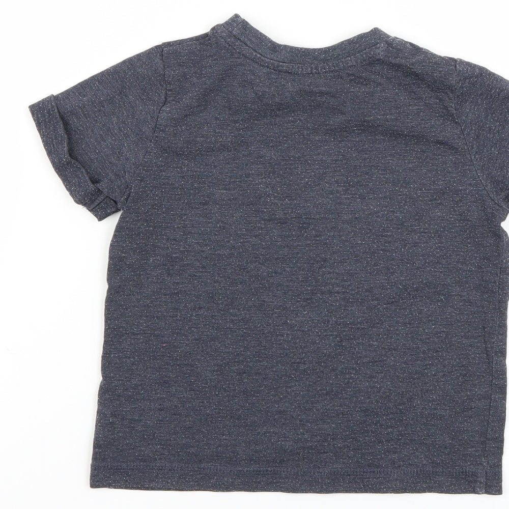 Mothercare Boys Grey Basic T-Shirt Size 3-4 Years