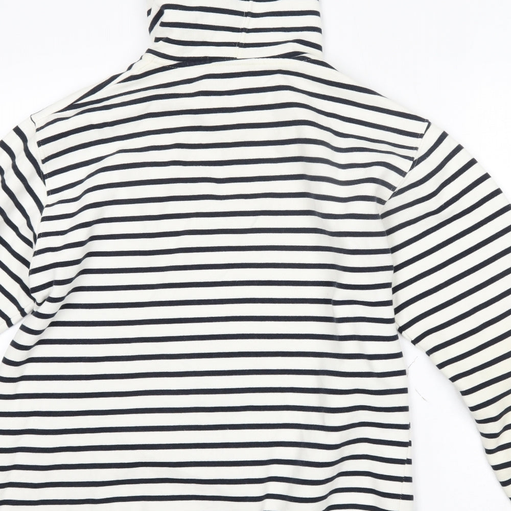 Rayar Womens White Striped Jacket Size M