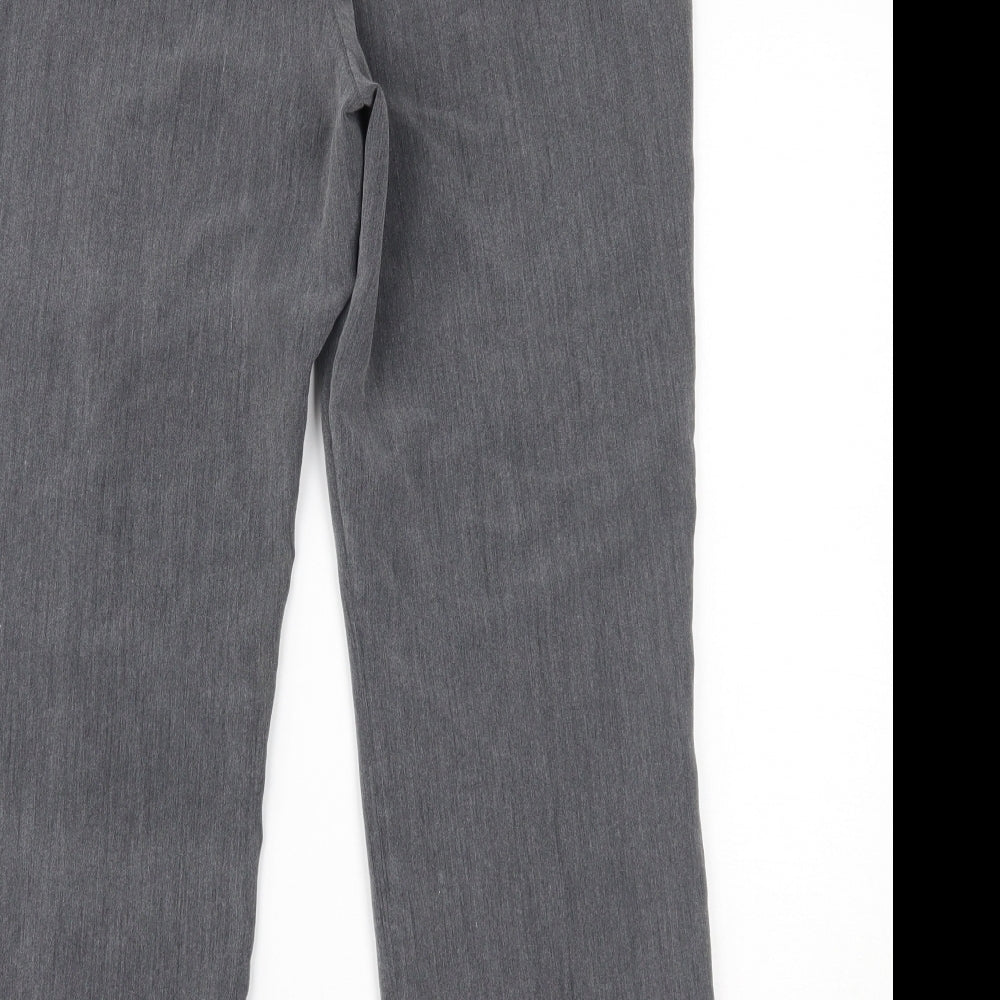 Classics Womens Grey Trousers Size 12 L25 in