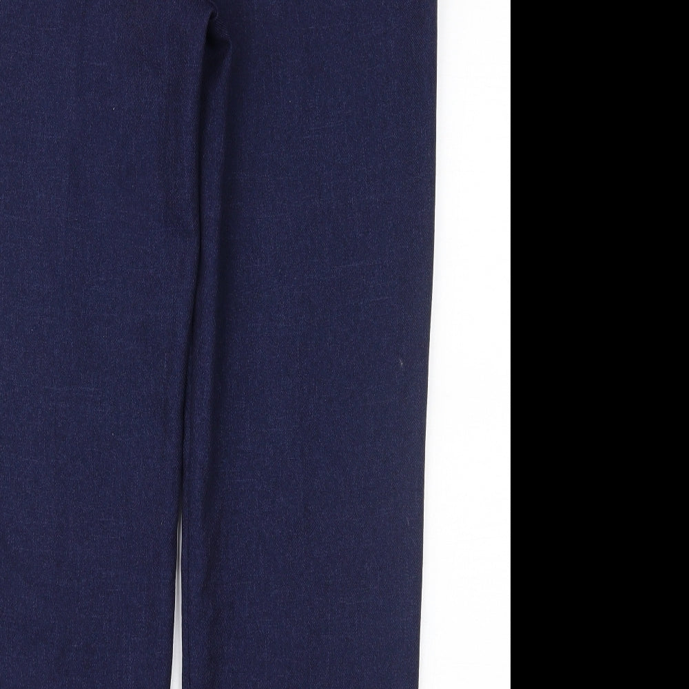 Matalan Womens Blue Trousers Size 12 L26 in