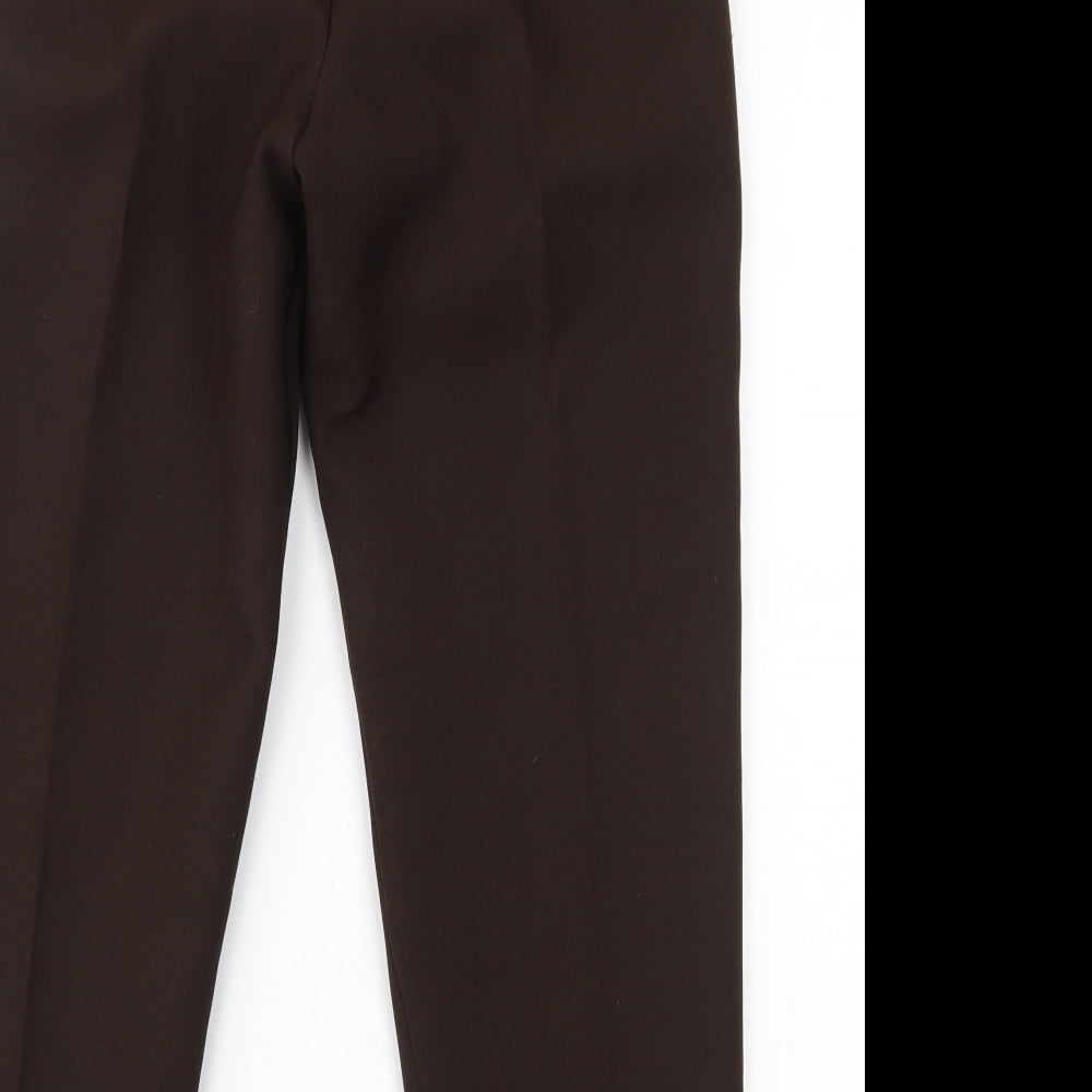 Preworn Womens Brown Trousers Size 10 L25 in