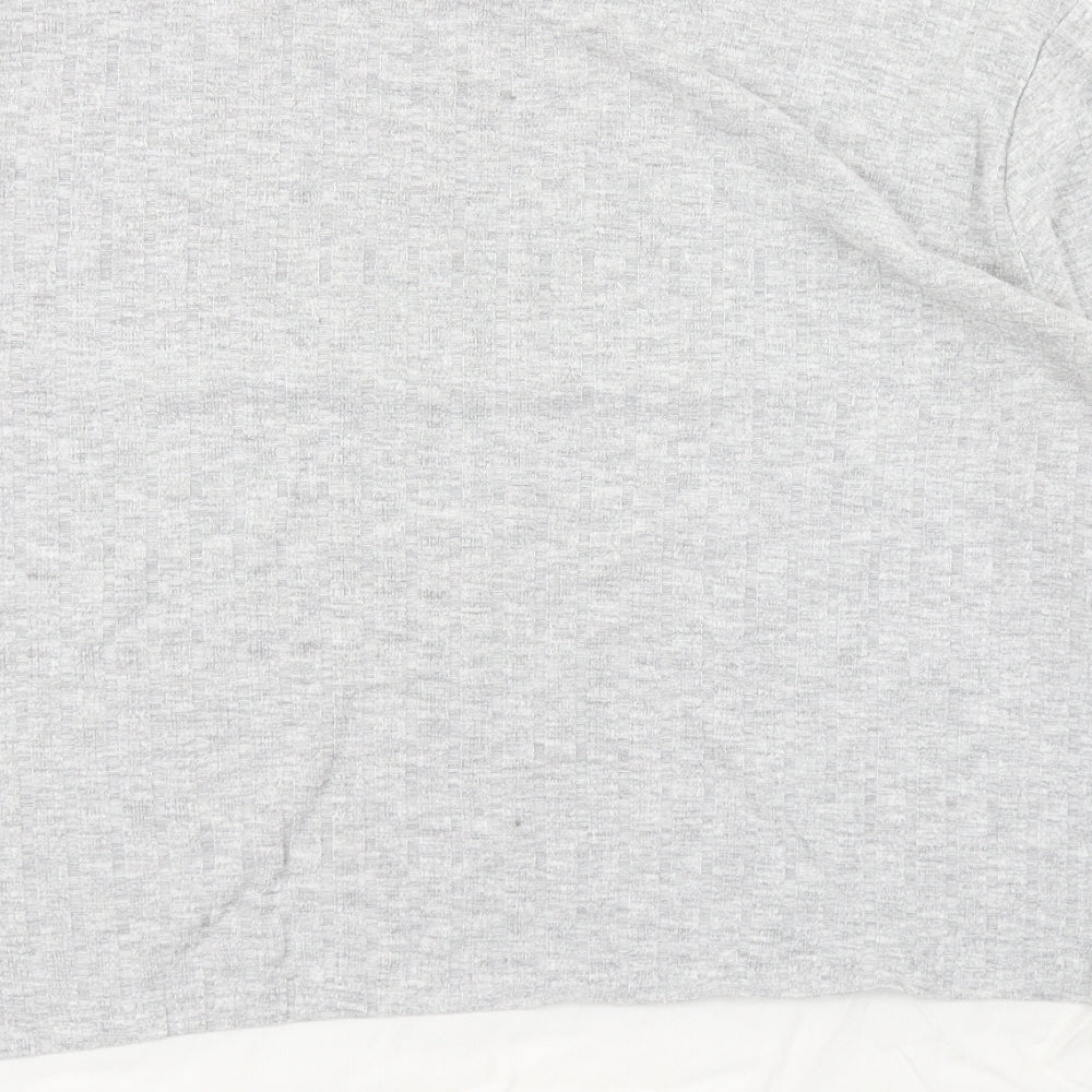 Dorothy Perkins Womens Grey Basic T-Shirt Size 16