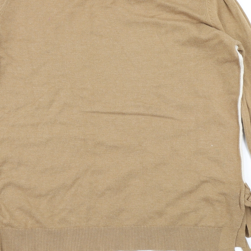 NEXT Womens Brown Knit Pullover Jumper Size 10