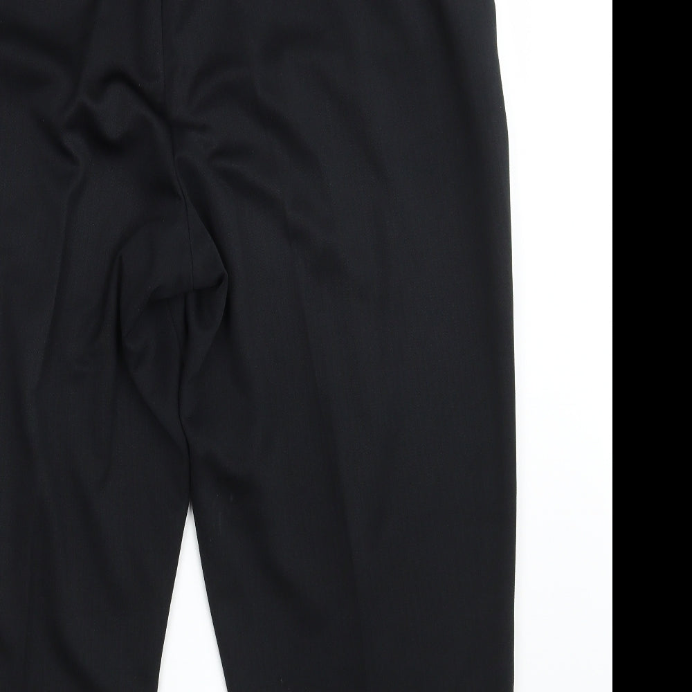Bonmarché Womens Black Dress Pants Trousers Size 18 L25 in