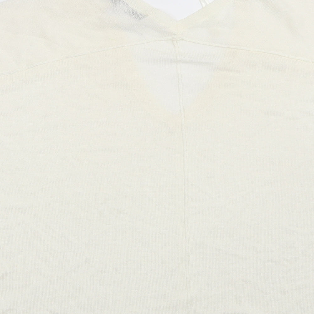 NEXT Womens Ivory Knit Pullover Sweatshirt Size XS