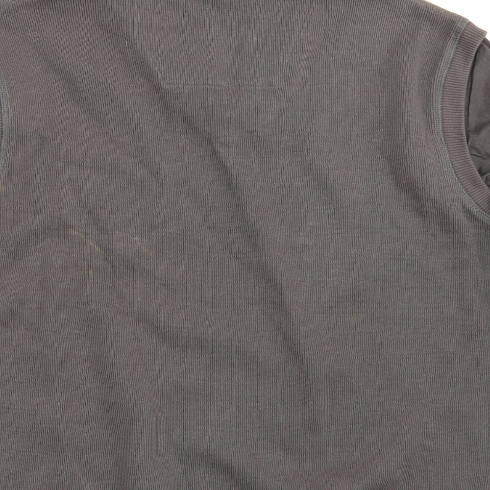 NEXT Mens Brown Knit Pullover Jumper Size M