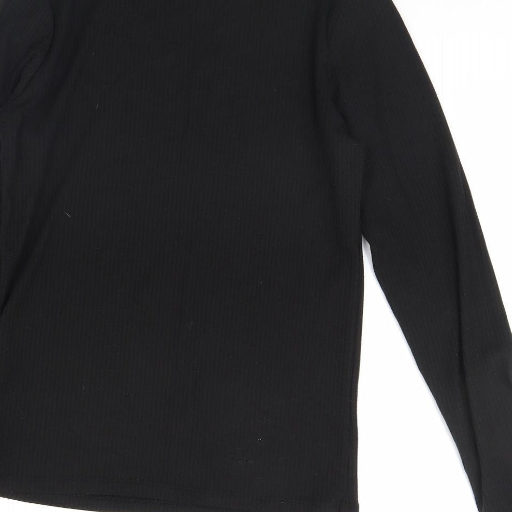 New Look Womens Black Pullover Jumper Size 12