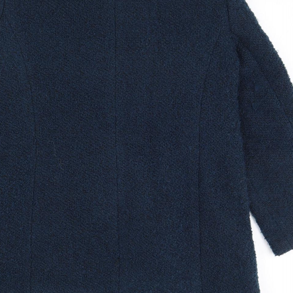 BHS Womens Green Overcoat Coat Size 14