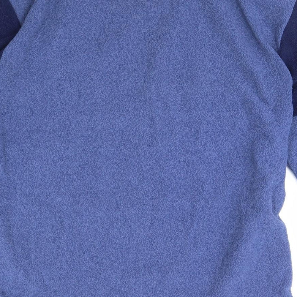 Harvery james Mens Blue Fleece Pullover Jumper Size L