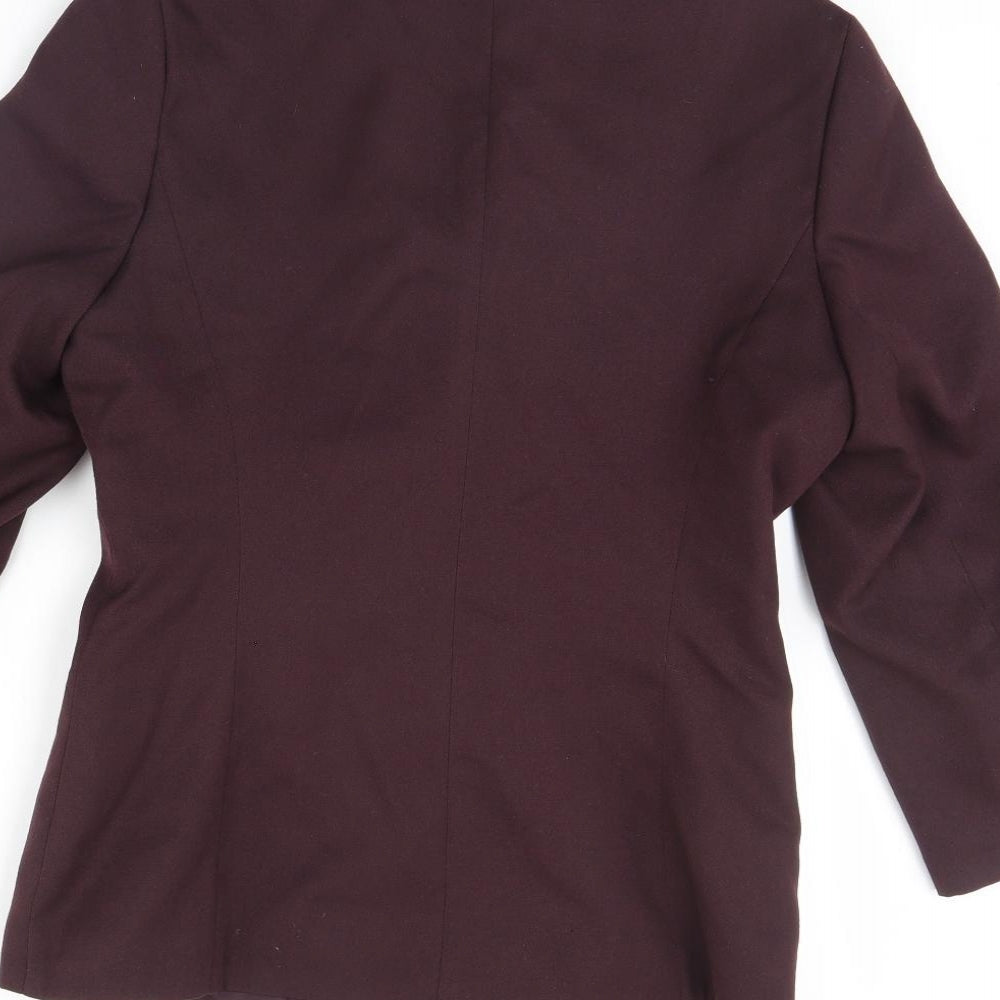 BHS Womens Purple Jacket Blazer Size 10