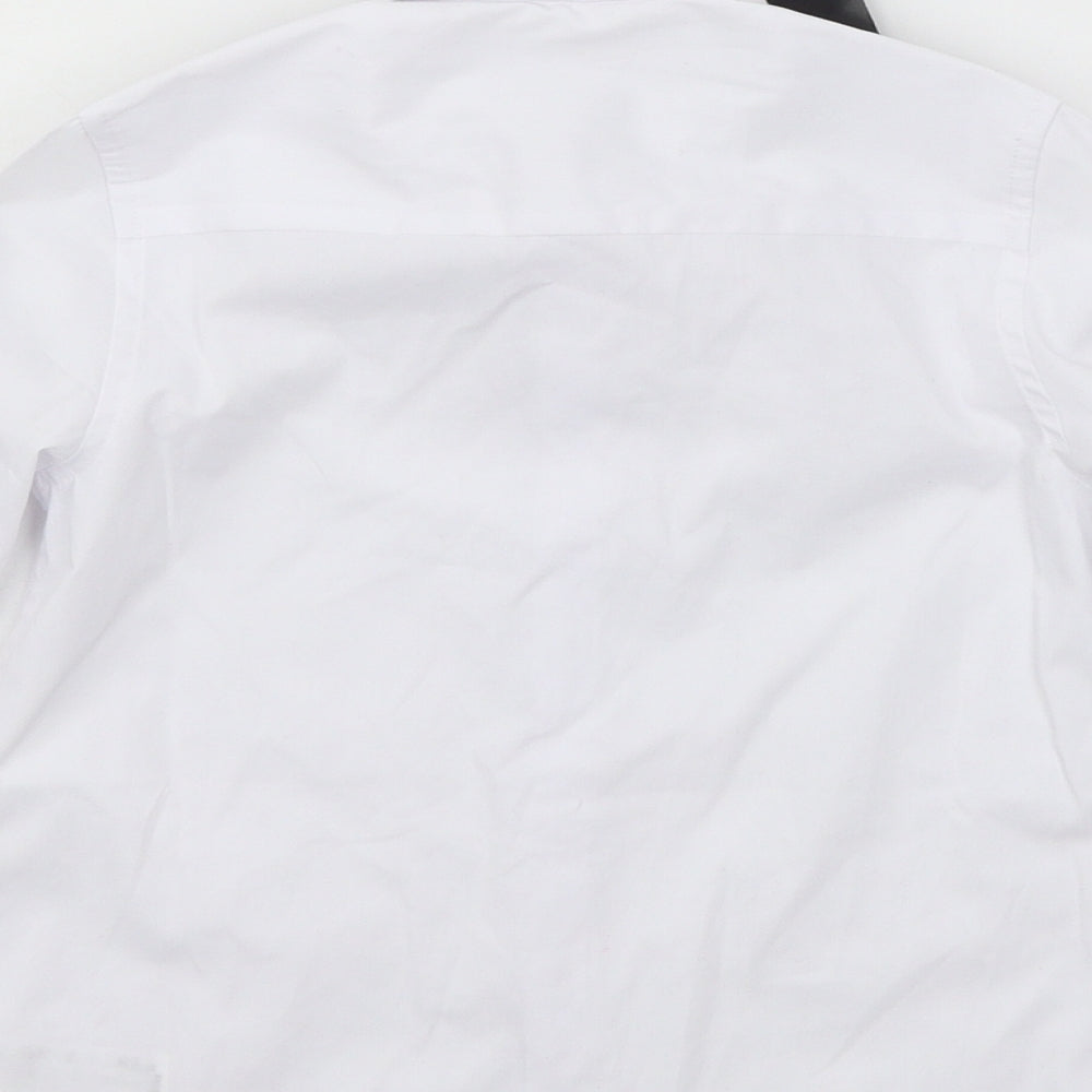 NEXT Girls White Basic Button-Up Size 5 Years