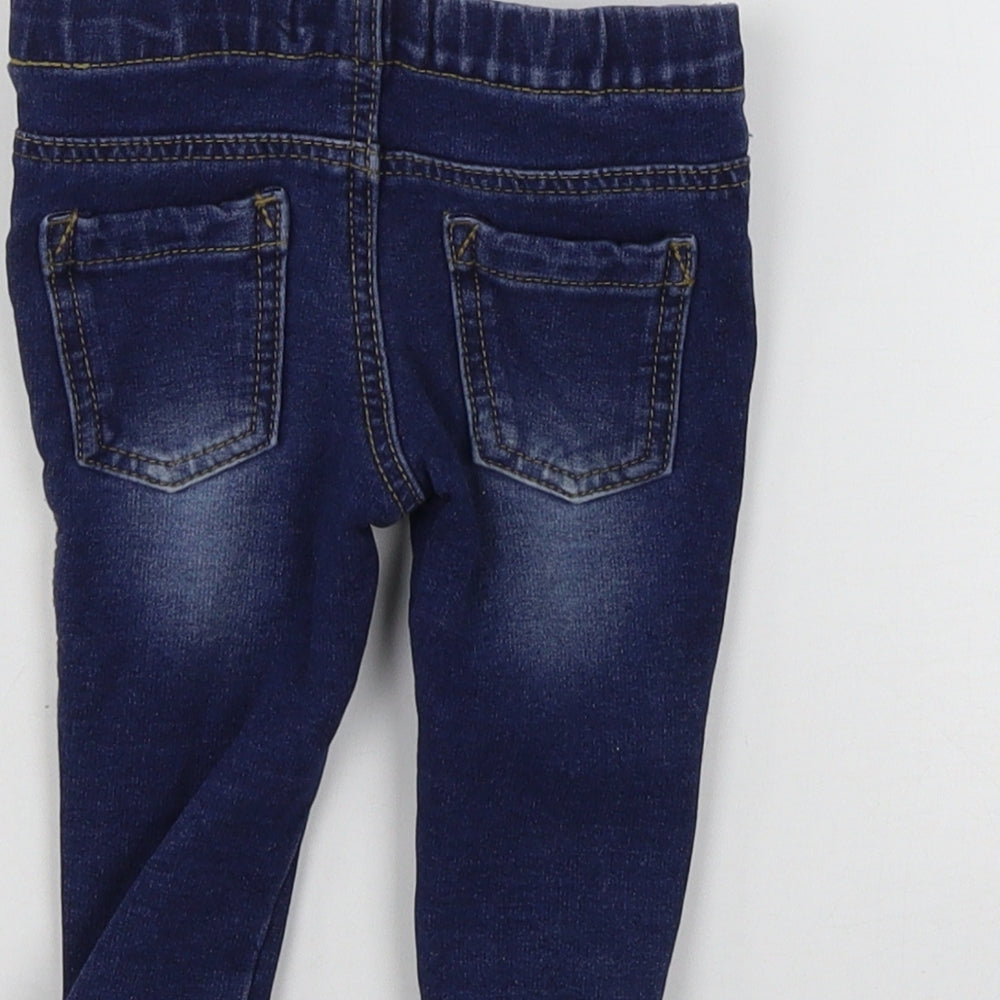 Primark Baby Blue Denim Pedal Pusher Jeans Size 6-9 Months